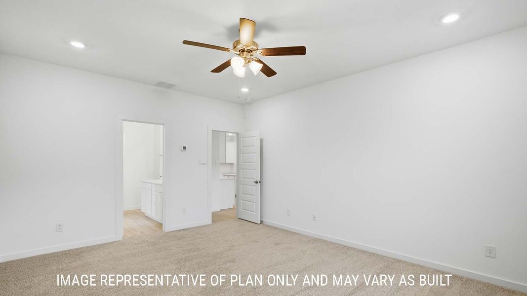Representative unfurnished interior of a home built from the Berkshire by D.R. Horton in The Woods, Lumberton (Image 24). Representative unfurnished interior of a home built from the Berkshire by D.R. Horton in The Woods, Lumberton (Image 24).