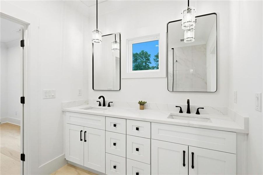 Furnished interior view inside a new home in , Jefferson (Image 21).