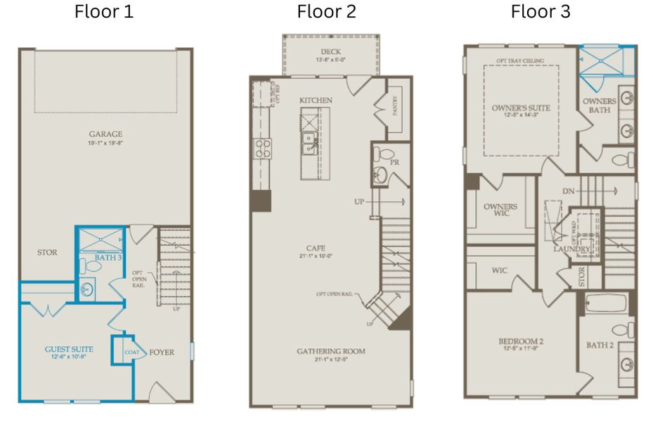 2D floor plan layout of this home in Everton, Durham, NC (Image 6).