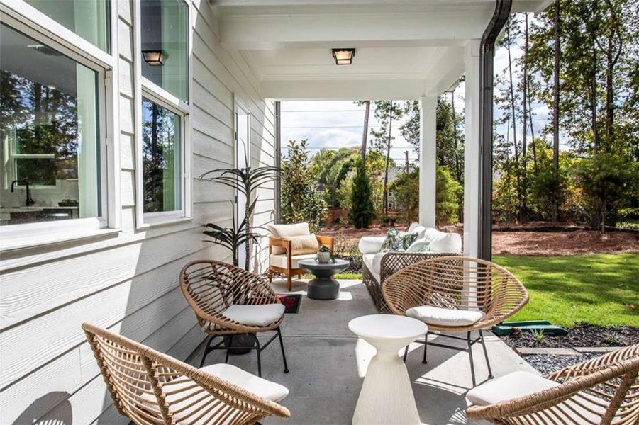 Furnished interior view inside a new home in Cambridge at Steels Bridge: Steels Bridge, Canton (Image 5).