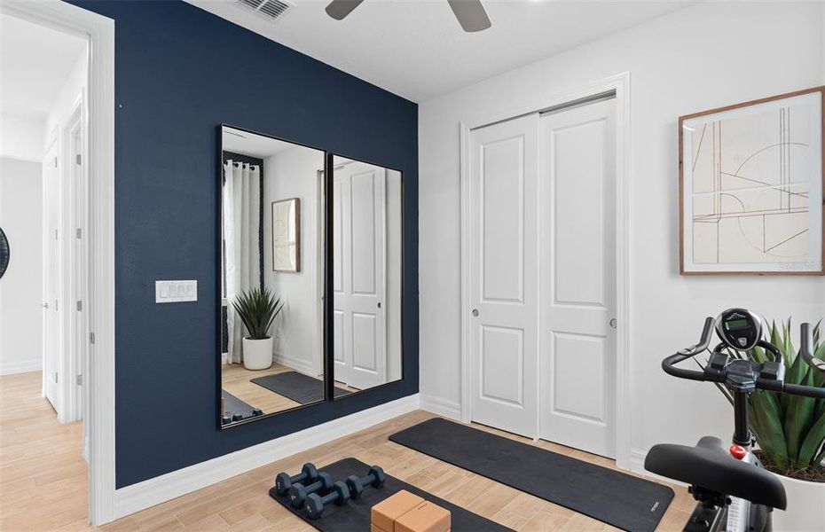 Furnished interior view inside a new home in Bridgewalk, St. Cloud (Image 25).