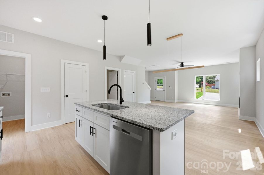 Furnished interior view inside a new home in , Albemarle (Image 3).