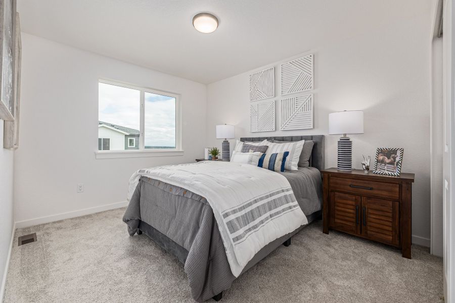 Furnished interior view inside a new home in The Vistas at West Mesa, Colorado Springs (Image 17).