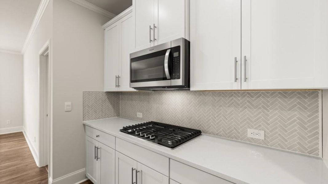 Close-up of interior finishes inside a home in Hamptons at Riverwood North, Dallas (Image 14).