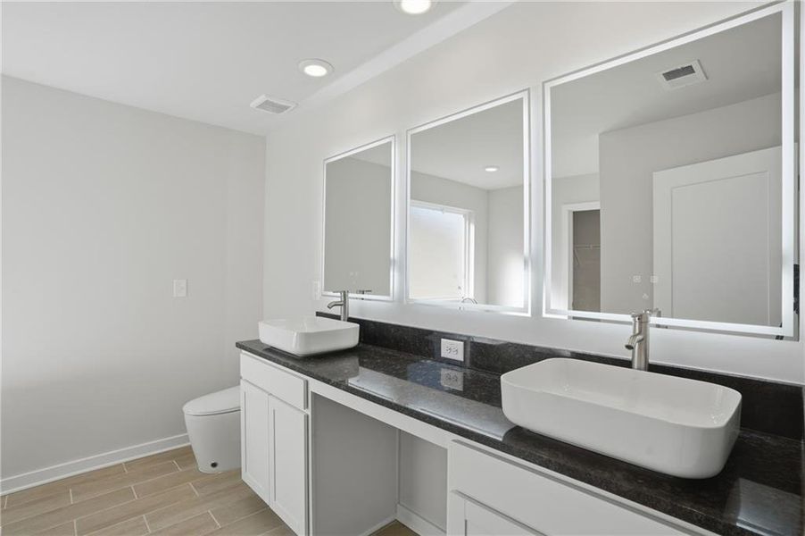 Furnished interior view inside a new home in Crossvine Village, LaGrange (Image 6).