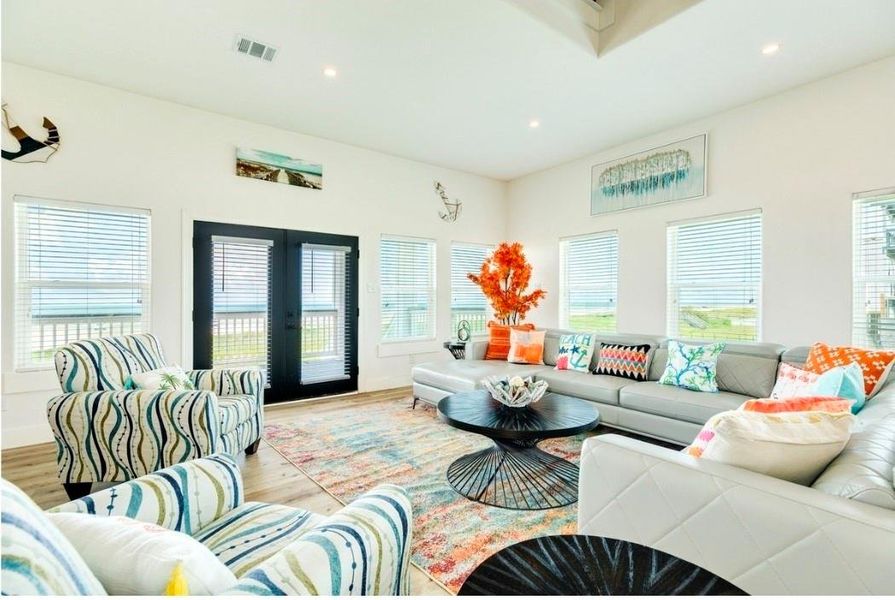 Furnished interior view inside a new home in , Galveston (Image 17).