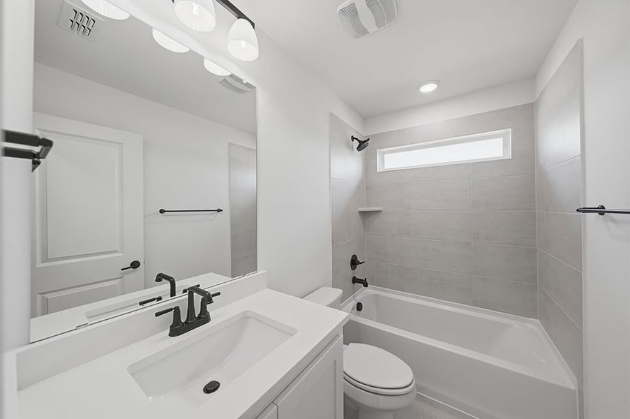 Furnished interior view inside a new home in Furst Ranch, Argyle (Image 15).