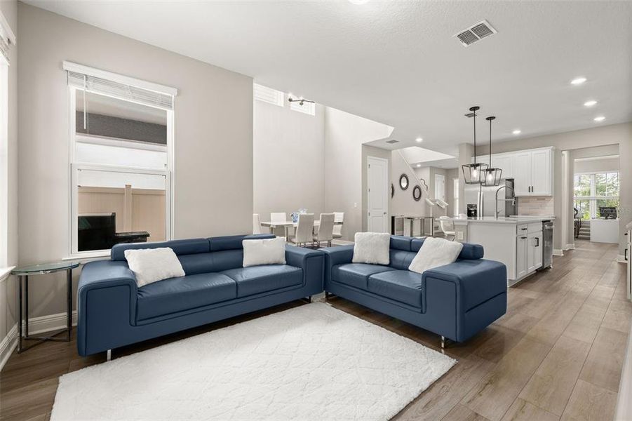 Furnished interior view inside a new home in Highland Ridge, Winter Garden (Image 46).