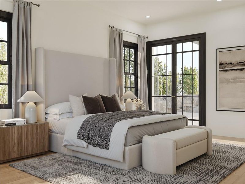Furnished interior view inside a new home in , Alpharetta (Image 9). Furnished interior view inside a new home in , Alpharetta (Image 9).