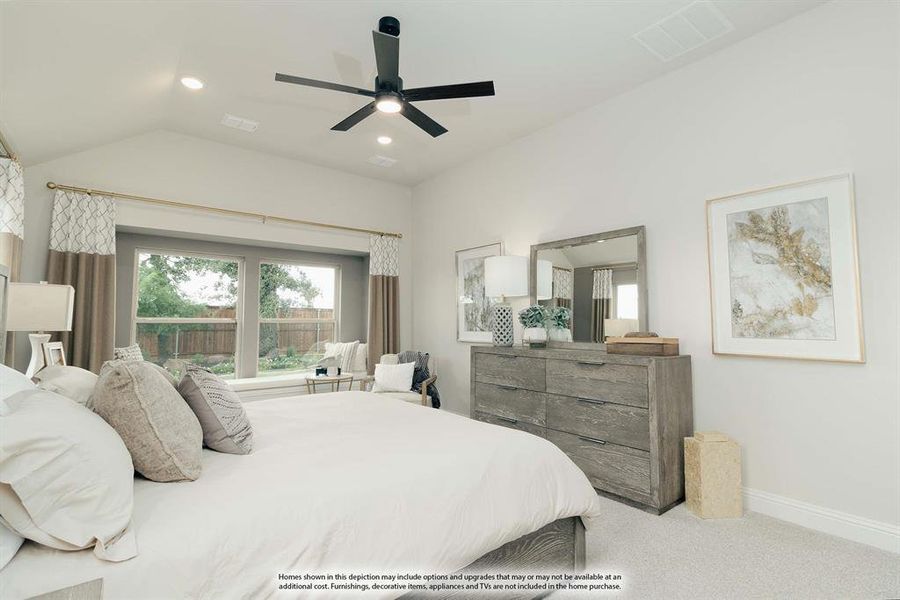 Furnished interior view inside a new home in The Grove, Midlothian (Image 23).