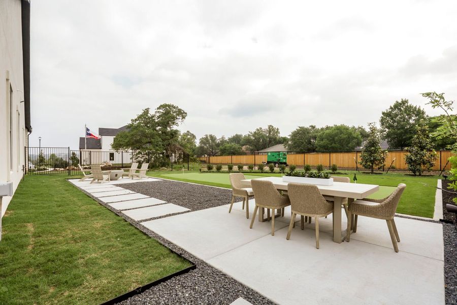 Representative exterior details of a home built from the 5001 by Risewell Homes in Freedom at Anthem, Kyle (Image 4).