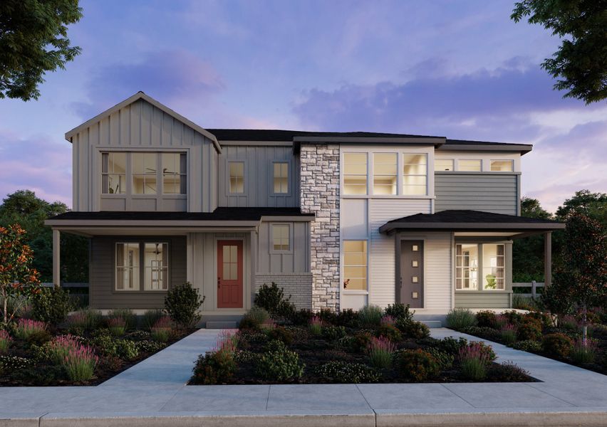 Representative exterior photo of a completed home built from the 3 by Trumark Homes in Trumark Homes at Sterling Ranch, Littleton, CO (Image 27).