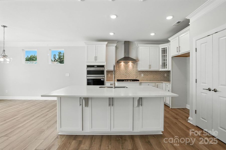 Furnished interior view inside a new home in Hampton Woods, Charlotte (Image 14).