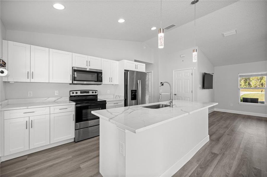 Furnished interior view inside a new home in , Ocala (Image 3).
