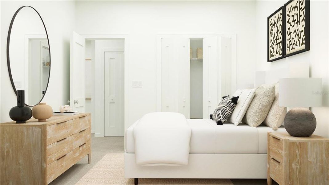 Furnished interior view inside a new home in Trailhead Landing: Trailhead Landing 60s, Alachua (Image 10). Furnished interior view inside a new home in Trailhead Landing: Trailhead Landing 60s, Alachua (Image 10).