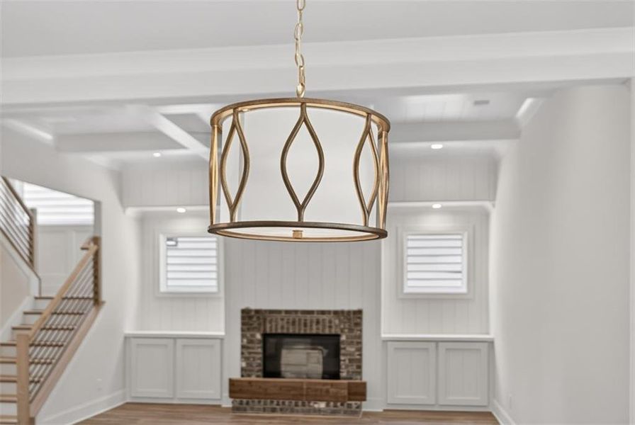 Furnished interior view inside a new home in , Flowery Branch (Image 11).