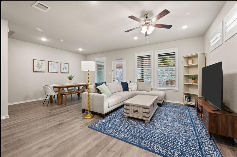 Furnished interior view inside a new home in , Fort Worth (Image 34).