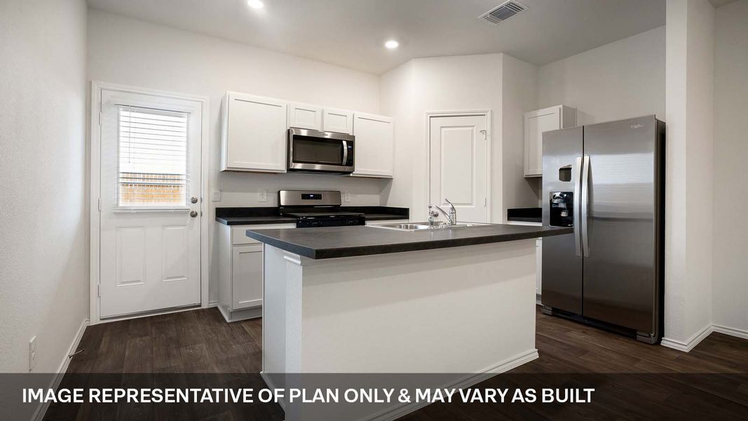 Furnished interior view inside a new home in Wayside, Uhland (Image 7).