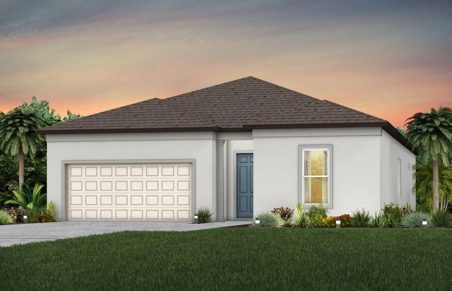 Exterior Rendering, Elevation FM1 Exterior Rendering, Elevation FM1