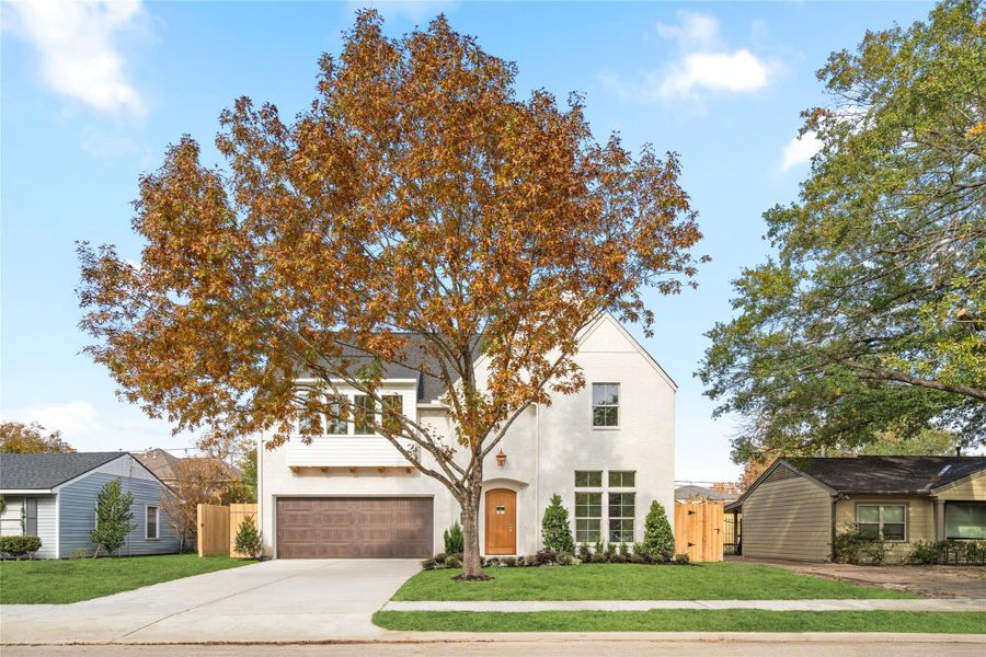 Front exterior of a new home in , Houston, TX, highlighting curb appeal (Image 2). Front exterior of a new home in , Houston, TX, highlighting curb appeal (Image 2).