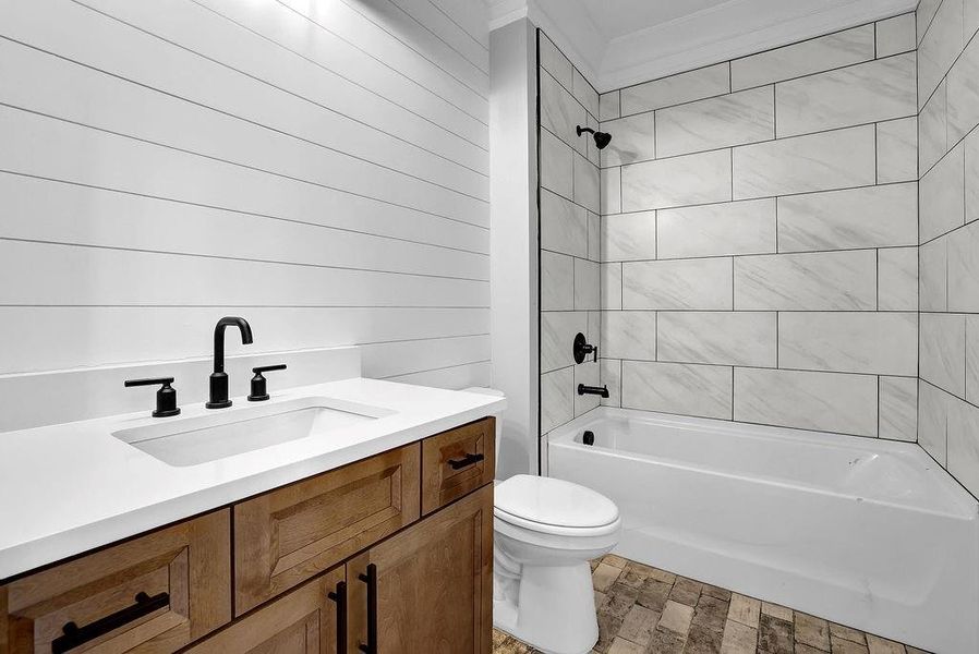 Furnished interior view inside a new home in , Holly Springs (Image 30).