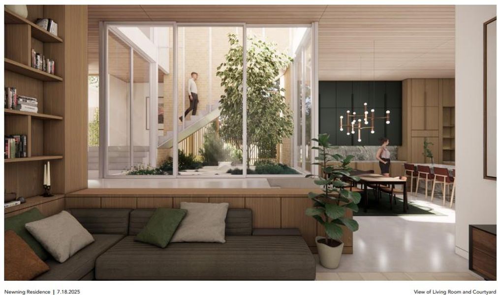 Furnished interior view inside a new home in , Austin (Image 3).
