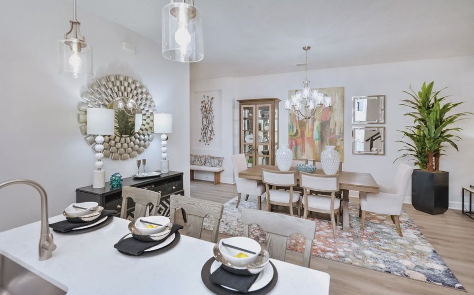 Furnished interior view inside a new home in Woodhaven, Port Orange (Image 30).