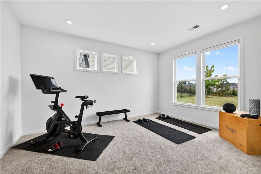 Furnished interior view inside a new home in Sweetbay Farm, Lawrenceville (Image 17).
