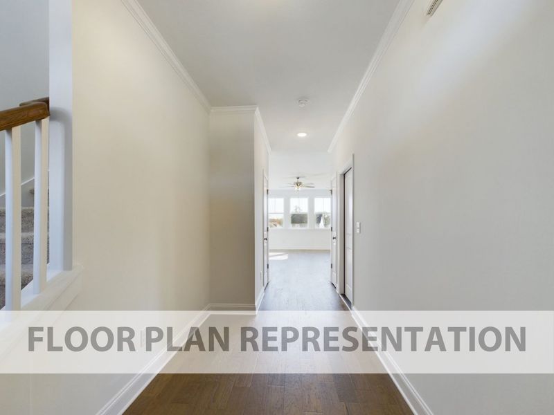 Entryway Floorplan Representation Photo | The 2078 Plan