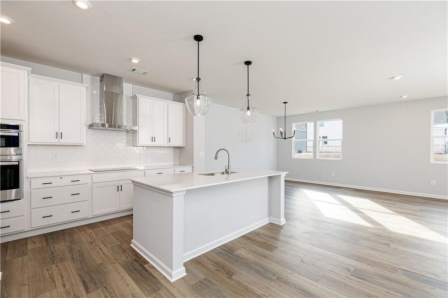 Furnished interior view inside a new home in Riverside Ridge, Lawrenceville (Image 9).