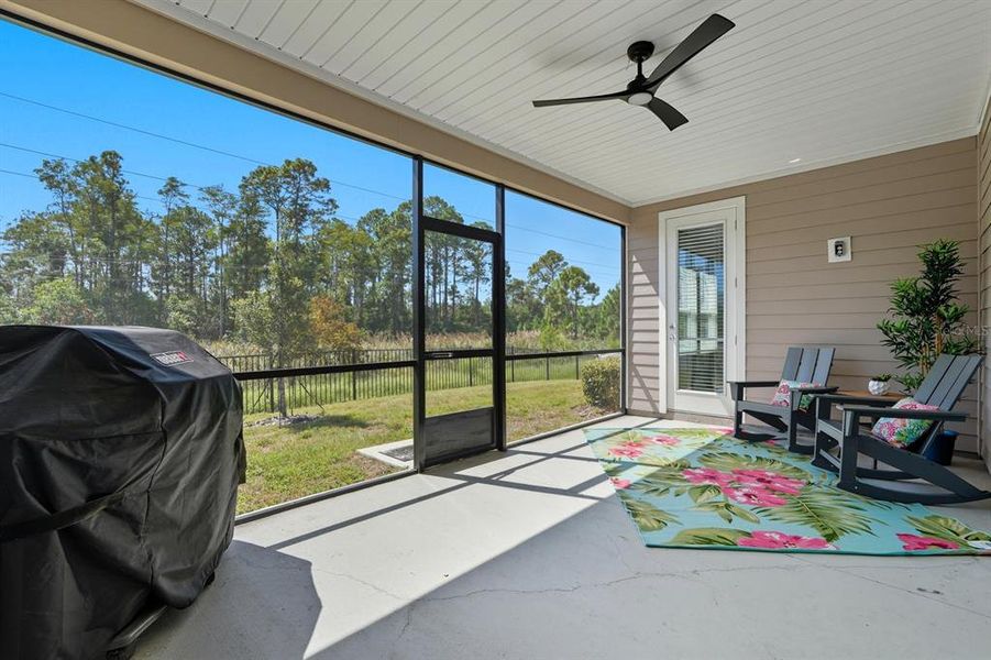 Exterior details and patio area of a home in , Ormond Beach (Image 21).