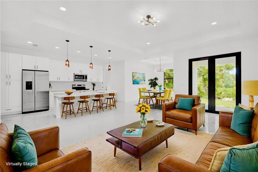 Furnished interior view inside a new home in , Port Charlotte (Image 16).