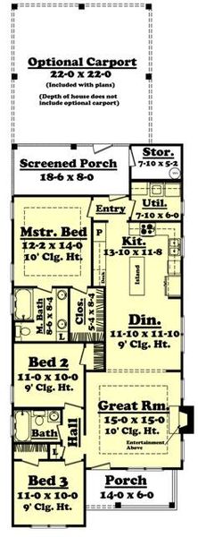2D floor plan layout of this home in , Walterboro, SC (Image 4). 2D floor plan layout of this home in , Walterboro, SC (Image 4).