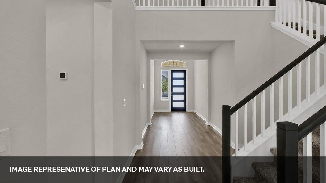 Spacious, unfurnished interior of a new home in Rosenbusch Ranch, Leander (Image 16).