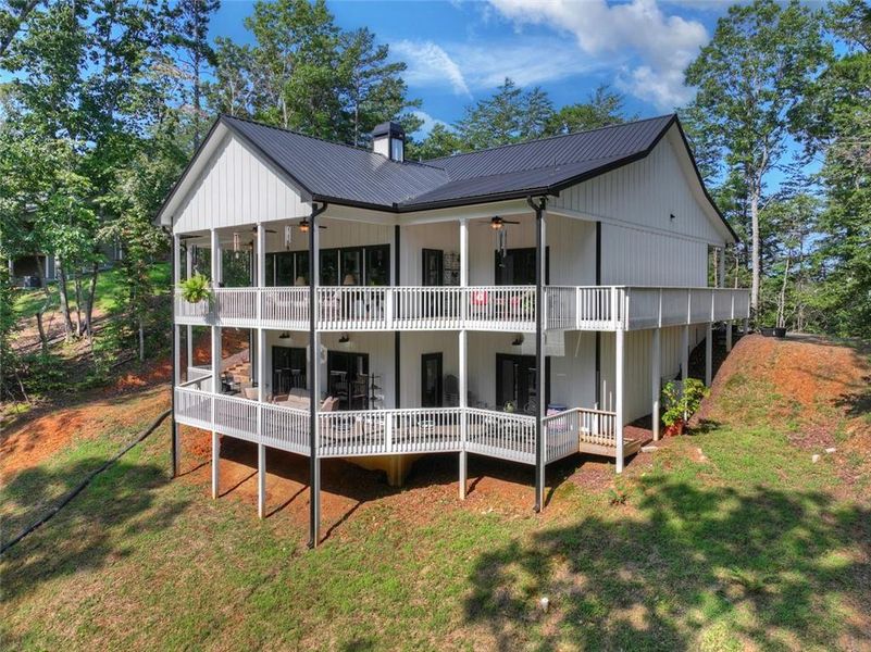 Exterior details and patio area of a home in , Ellijay (Image 28). Exterior details and patio area of a home in , Ellijay (Image 28).