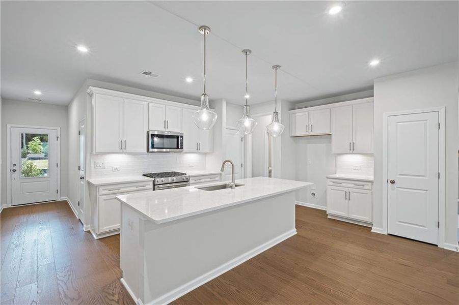 Furnished interior view inside a new home in Adler Springs, Powder Springs (Image 2).