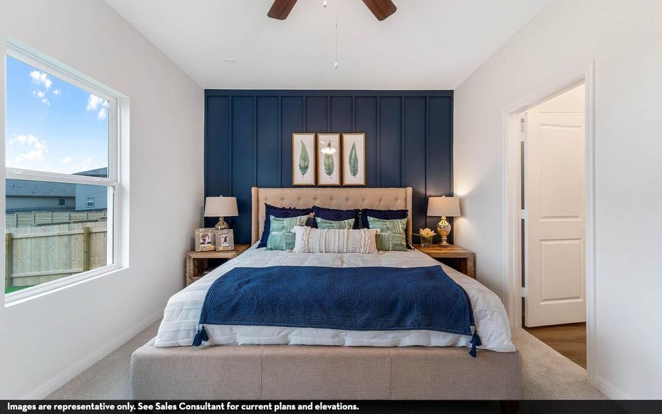 Furnished interior view inside a new home in Sweetgrass Village, Crosby (Image 17).