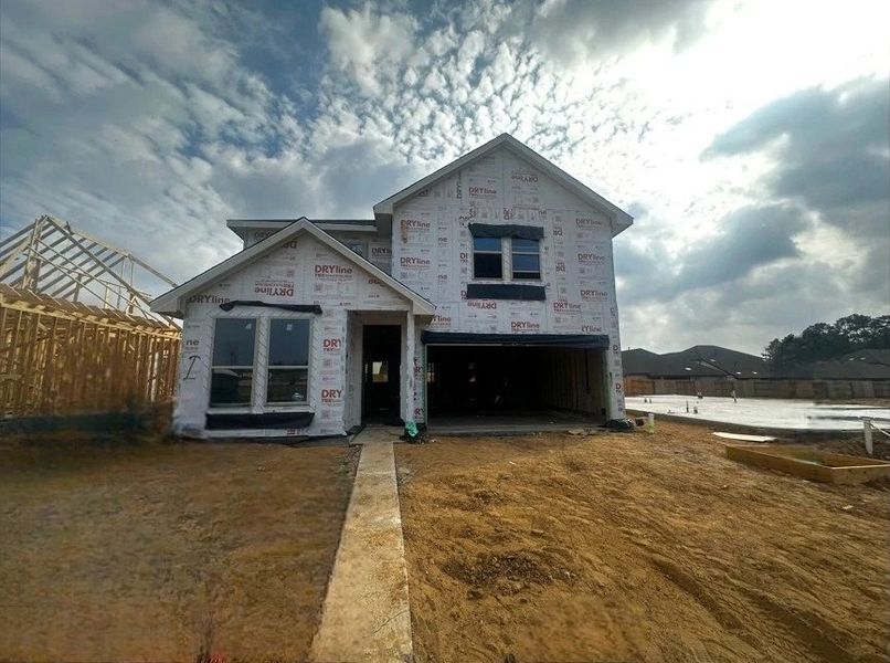 Construction progress - 24323 Ponds Creek Court