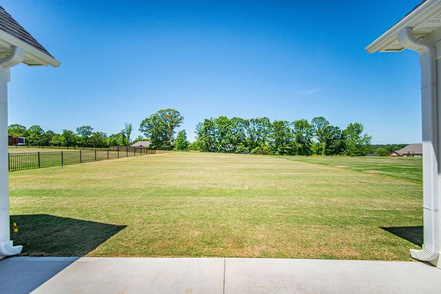 Representative exterior details of a home built from the Beaumont Elite by Enchanted Homes in Pointe Summit, Slater-Marietta (Image 4).
