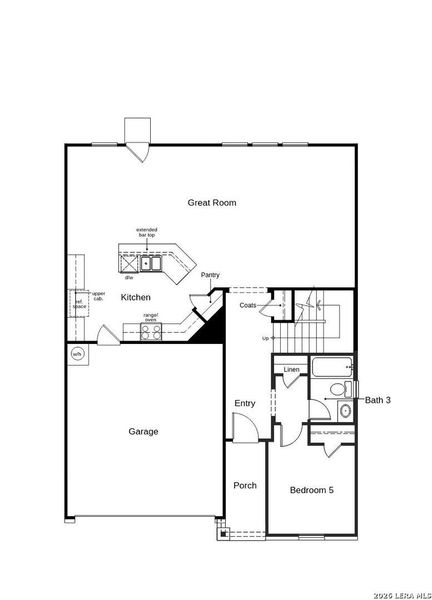 2D floor plan layout of this home in , San Antonio, TX (Image 3).
