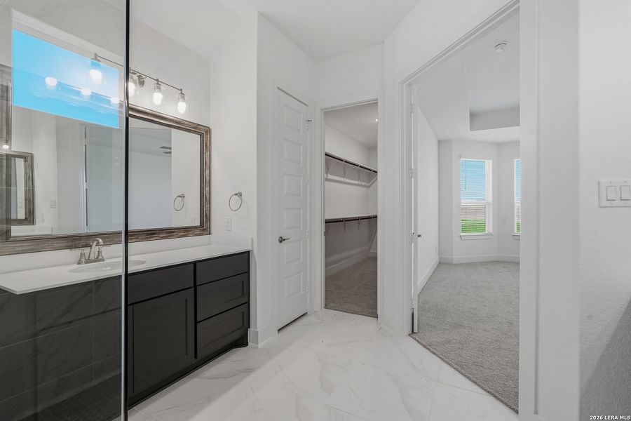 Furnished interior view inside a new home in Sienna Lakes, San Antonio (Image 6).