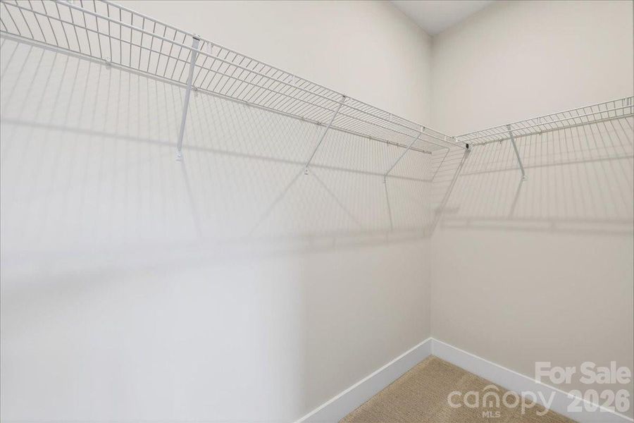 Third bedroom walk-in closet