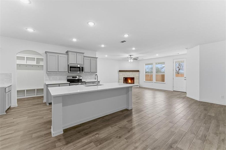 Furnished interior view inside a new home in Covenant Park, Springtown (Image 7).