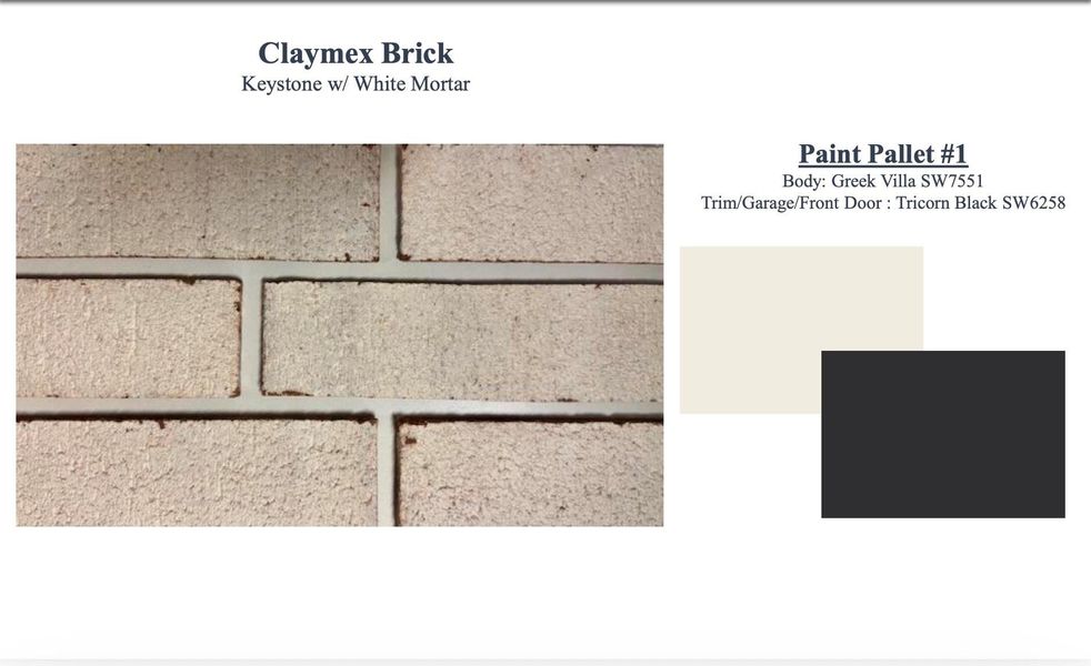 Sample of building materials used in homes in Windcress, Cove (Image 5). Sample of building materials used in homes in Windcress, Cove (Image 5).