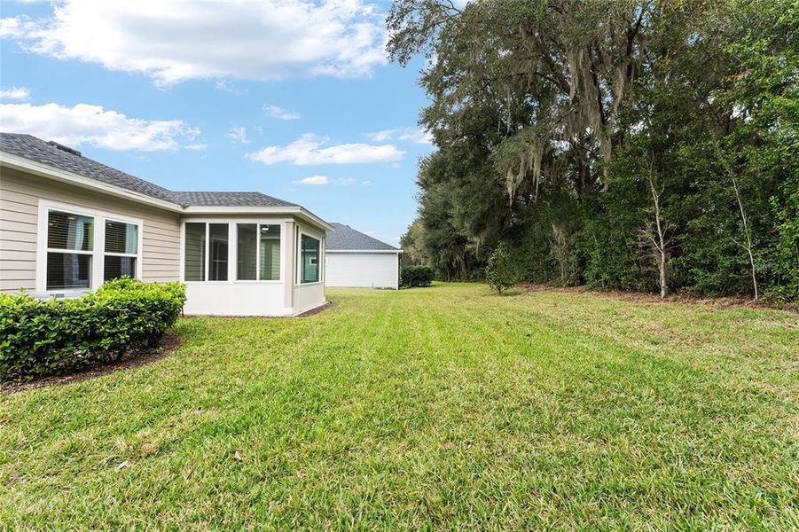 Exterior details and patio area of a home in Liberty Village: Liberty Village - Phase One, Ocala (Image 38).