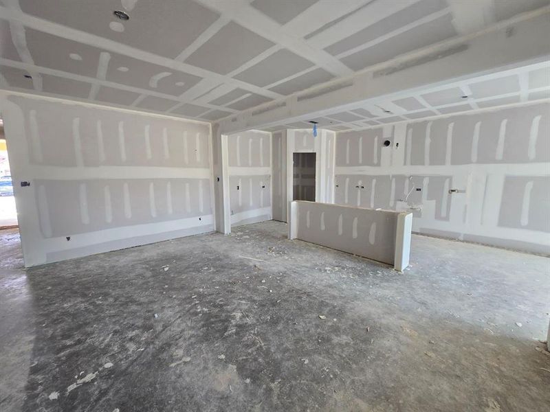 In-progress construction of a new home in Morningstar, Aledo, TX (Image 6).