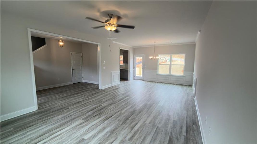 Spacious, unfurnished interior of a new home in Habersham Meadows, Demorest (Image 18).