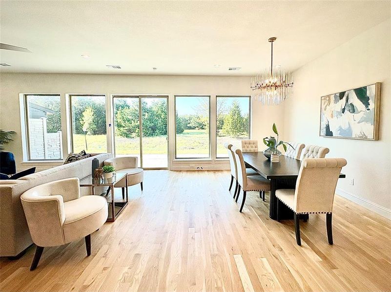 Furnished interior view inside a new home in , Heath (Image 17).