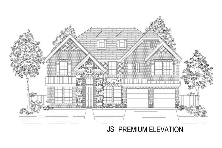 Representative rendering of the exterior for the Regency 2F (w/Game) by First Texas Homes (Image 16).