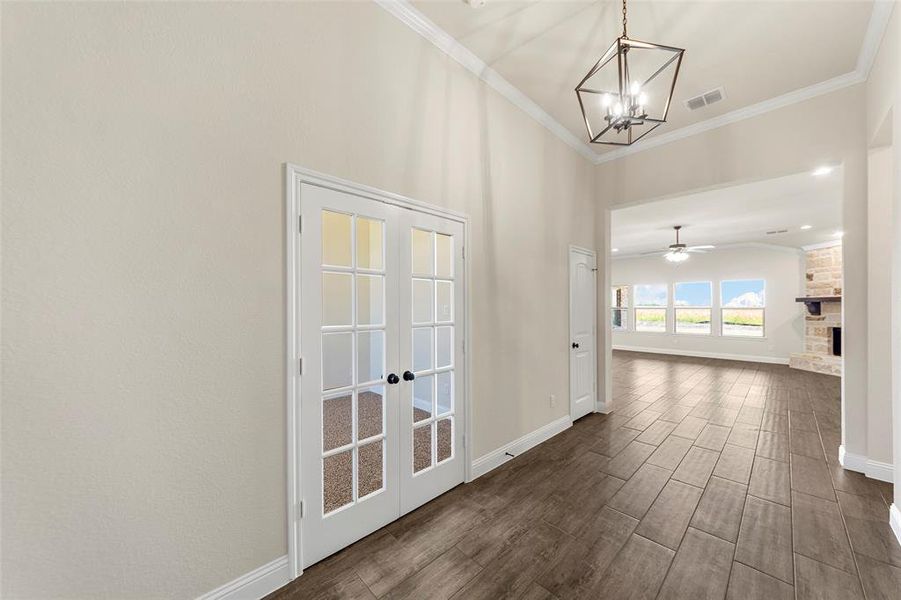 Spacious, unfurnished interior of a new home in High Meadows Estates, Nevada (Image 18). Spacious, unfurnished interior of a new home in High Meadows Estates, Nevada (Image 18).